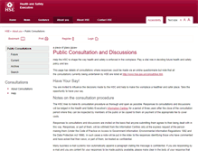Tablet Screenshot of consultations.hse.gov.uk