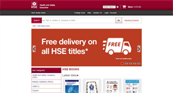 Desktop Screenshot of books.hse.gov.uk